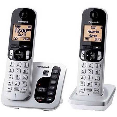 Panasonic Cordless Phone with answering machine-2 handsets